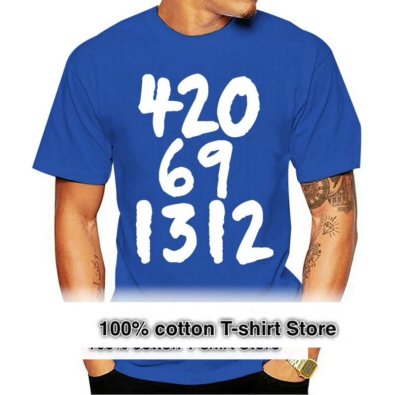 Printed 420 69 32 - Acab T-Shirt Man Anti-Wrinkle Comical Adult T-Shirts Gray Short-Sleeve Camisetas Hip Hop