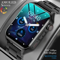 2022 new amoled smart watch men 1 78 hd screen always on display the time bluetooth call ip68 waterproof smartwatch for women