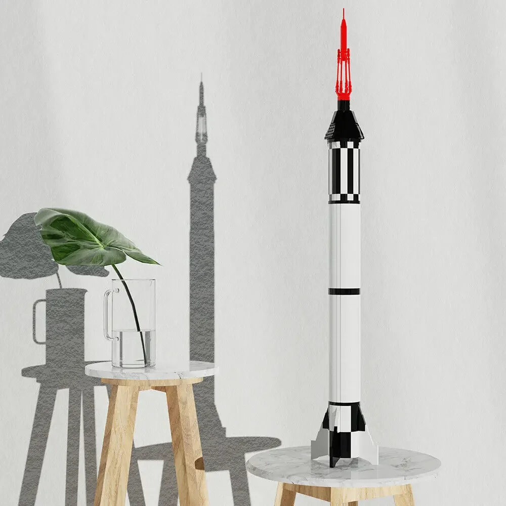 MOC-79193 Space Explore Rocket набор строительных блоков модель Mercuryed-Redstone для запуска