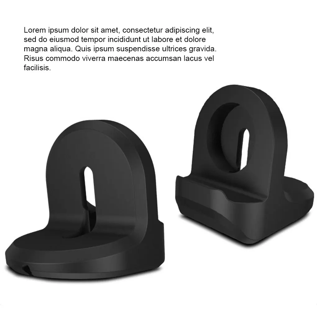 smartwatch charging stand wireless charger holder portable desktop support base bedroom office electronics black free global shipping