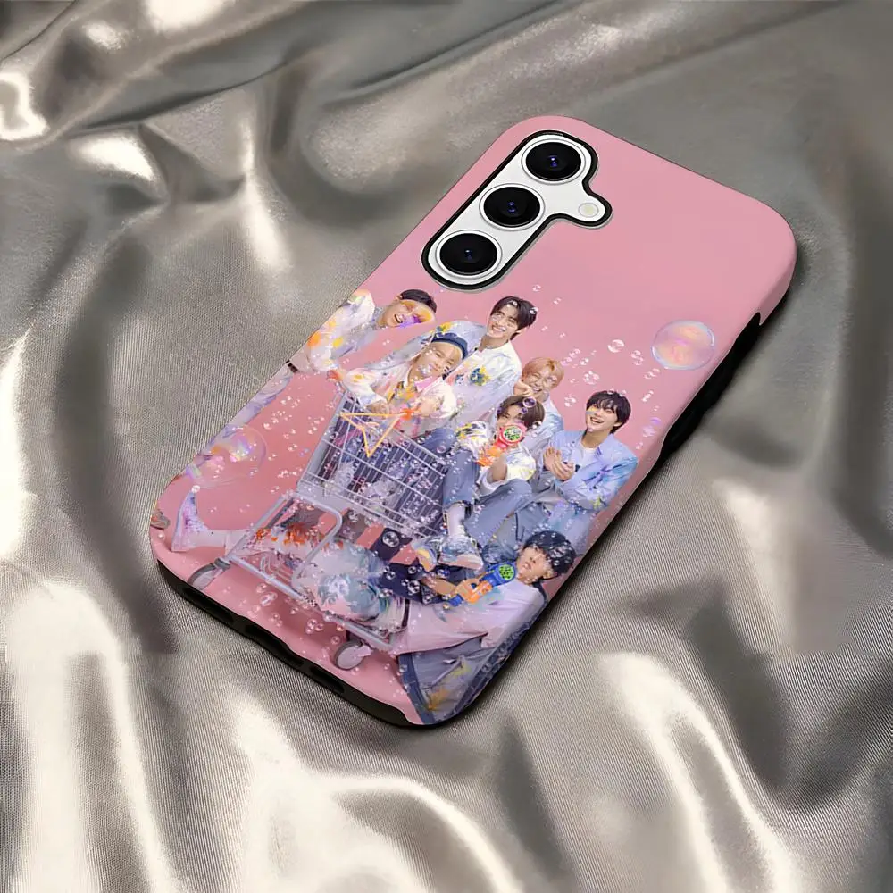Фото Чехол для телефона E-Enhypens Boy Band для Samsung S25 Ultra S21 S22 S23 FE S24 Plus A56 A36 A16, глянцевый чехол 2 в 1 №4