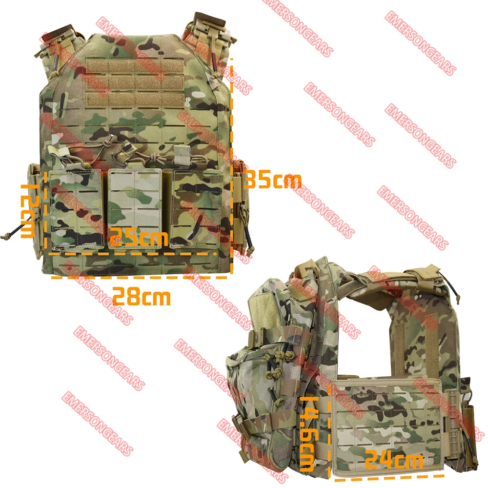 

1000 D Nylon Quick Release adjustable laser cutting vest with Hydration Backpack and triple magazine pouch Tatcial combat set