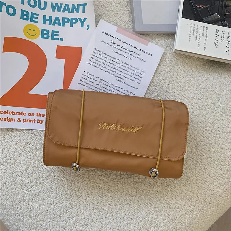 Вместительная женская Ретро сумка для хранения косметики конфетных цветов