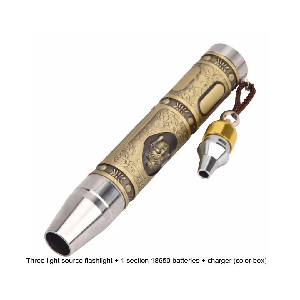 

Jewelry Identification Flashlight Portable Rechargeable USB Charging Detachable Stylish Professional Torch Lamp 1Pc