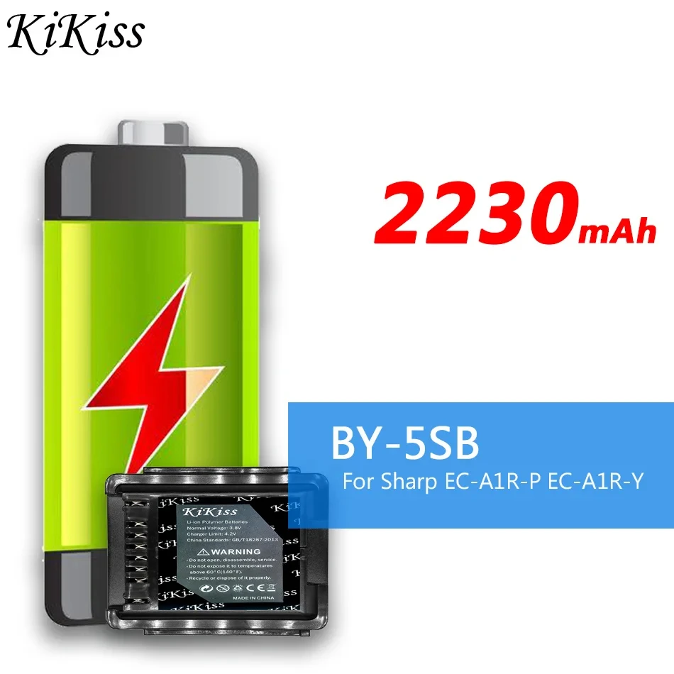 

2230 мАч, батарея KiKiss, Φ 5 USB для Sharp BY-5SB, цифровая батарея