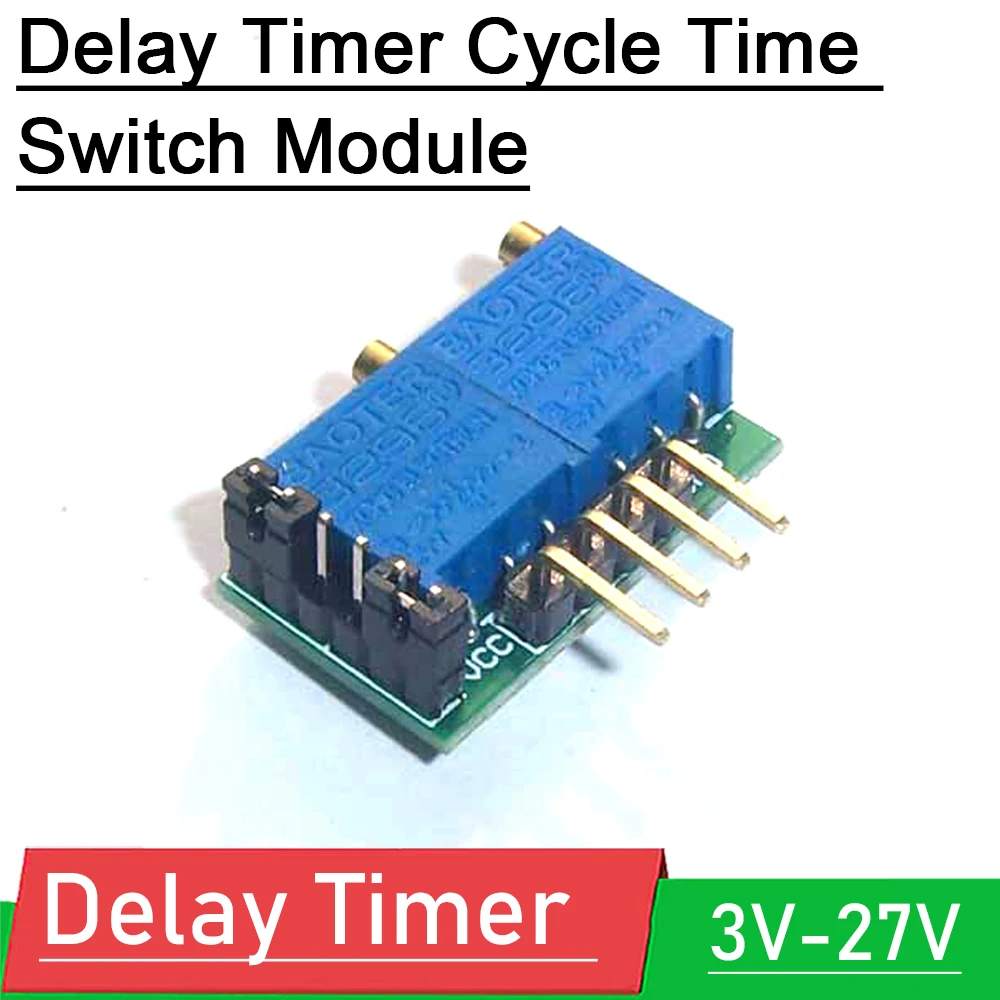 

Таймер задержки DYKB 3 в-27 В постоянного тока, модуль переключения времени цикла, автоматический перезапуск, макс. 20 дней, 5 В, 12 В, 24 В, время отключения питания