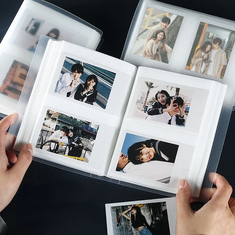 

80 Pockets Photo Album 3 Inch Transparent Photocard Holder Mini Album Storage Collect Book Name Card Album