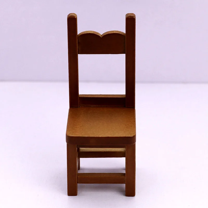 

1:12 BJD мини-кукольный домик украшение для мебели, Маленький стул OB11 кукольный, миниатюрная скамейка, деревянный стул