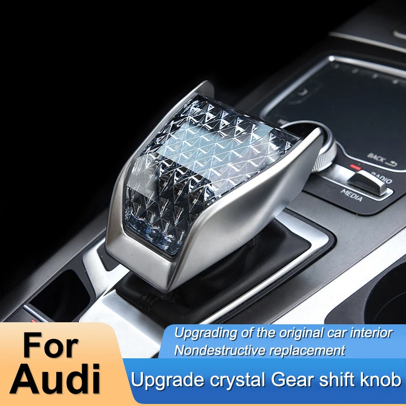 

Upgrade Crystal Gear Shift Knob for Audi A4 A5 A6L Q7 Q6 Car Shift Lever Interior Parts Car Accessories Auto Replacement Parts