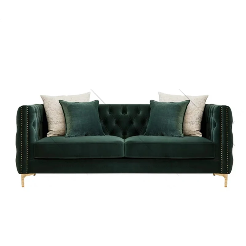 

Роскошный кожаный диван на 2 места, современный угловой недорогой уличный итальянский диван-трансформер, домашняя мебель для салонного зала T50SF