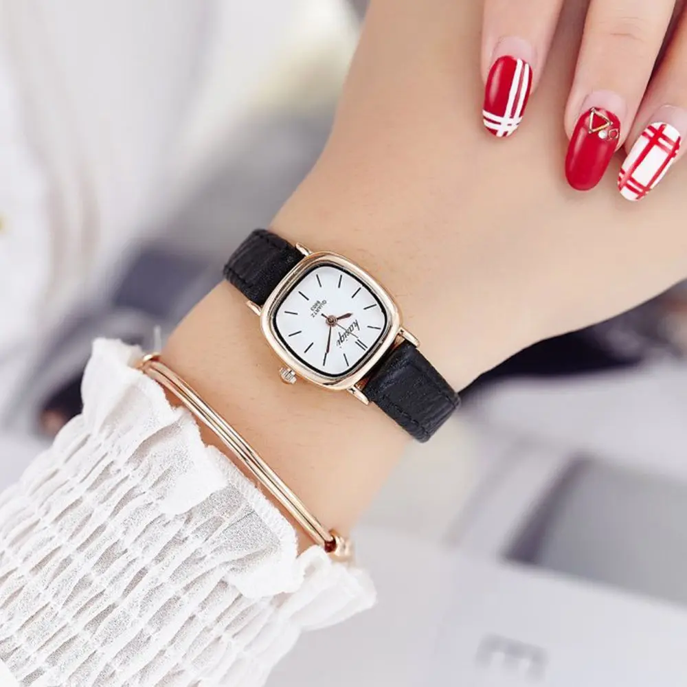 

Gift Simple Style Fashionable Leather Belt Watches Quartz Watch Casual Exquisite Quartz WristWatch Women Watch