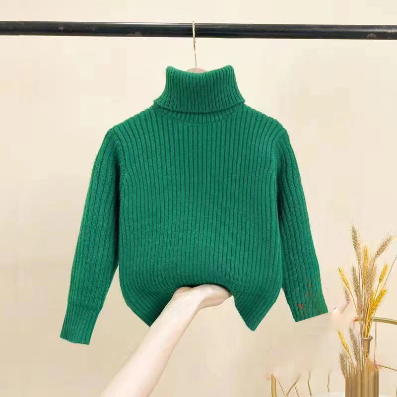 winter new fleece warm sweater girls