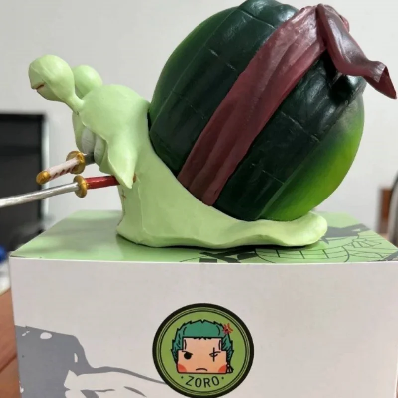 Аниме One Piece Den Mushi Zoro фигурка 11-12 см телефон улитка червь ПВХ коллекционная игрушка