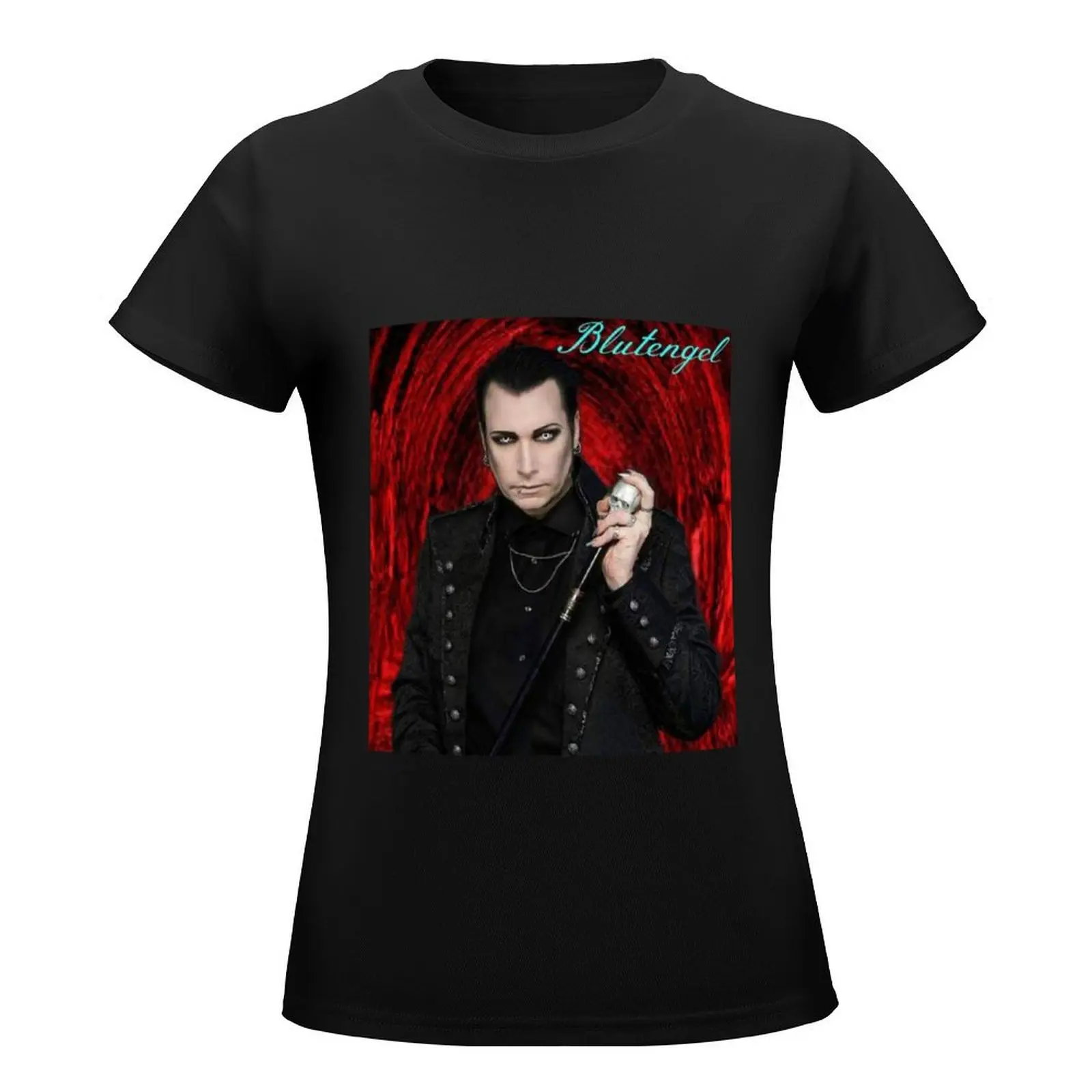 Футболка blutengel женская оверсайз милая одежда забавная рубашка