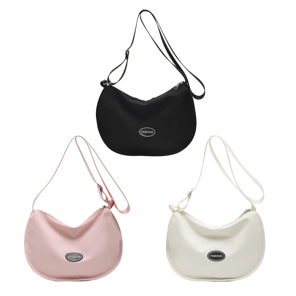 

Canvas Messenger Bag Solid Color Shoulder Bags Cute Crossbody Bag for Women Girls