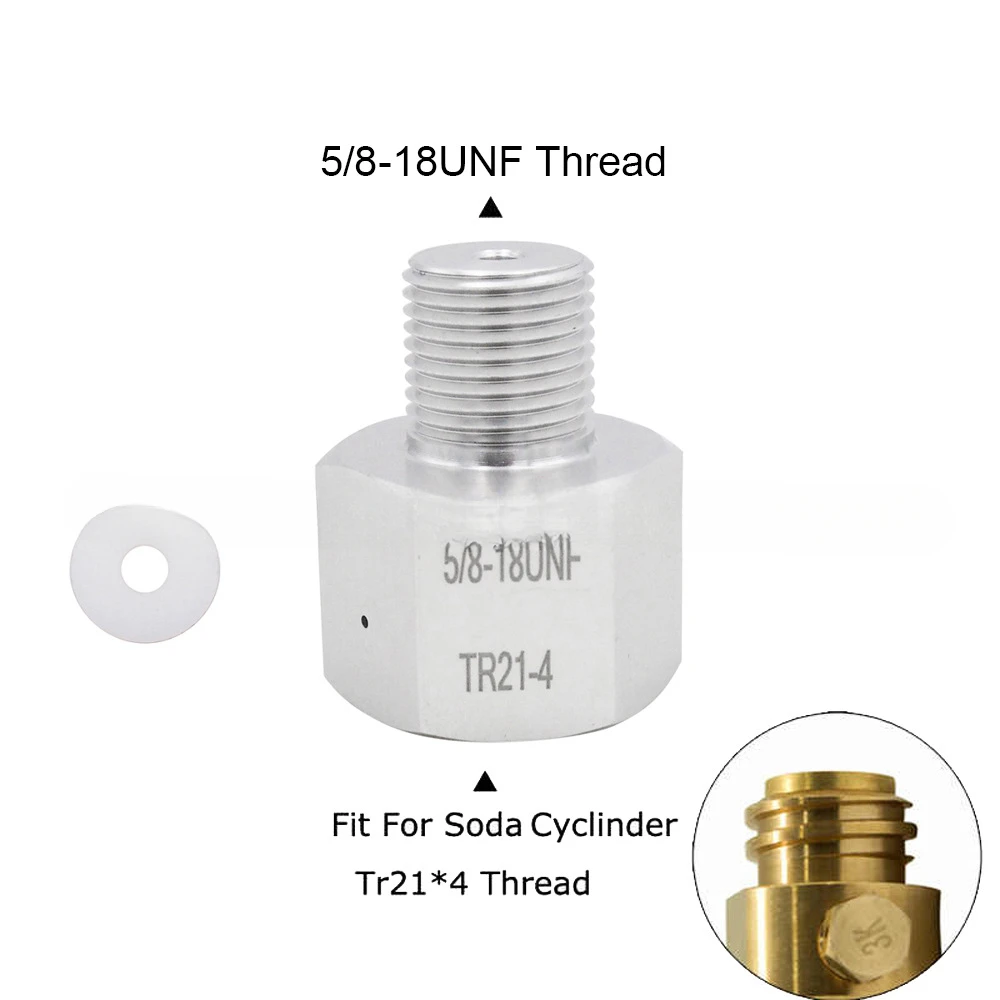 Разъем для диоксида углерода Женский фотоадаптер газировки мужской цилиндр 5/8-18