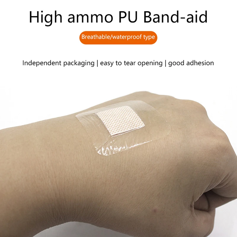 

5Pcs Wound Sticker Waterproof Adhesive Wound Dressing Fixation Tape Bandage First Aid Kit Medical Bandage