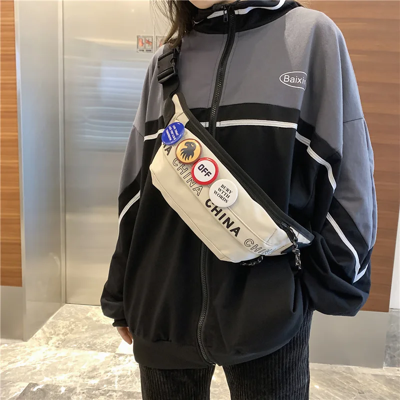 

Модная нагрудная сумка, рюкзак через плечо для мужчин, водонепроницаемая сумка через плечо из ткани Оксфорд, Женская Повседневная сумка-мес...