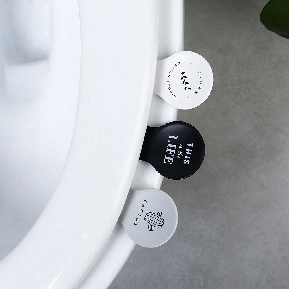 

Toilet Seat Cover Lifter Cute Cactus Leaf Toilet Lid Lifting Sanitary Closestool Seat Cover Lift Handle Home Bathroom Supplies