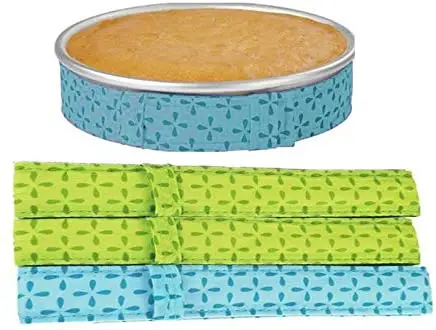 

cake baking strips bake-even strips for cake pan dampen strip – pack-of-4