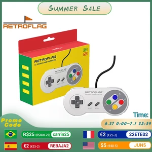 Retroflag SUPERPi Classic Wired USB Gamepad Game Gaming Game Accessories Controller for Raspberry Pi