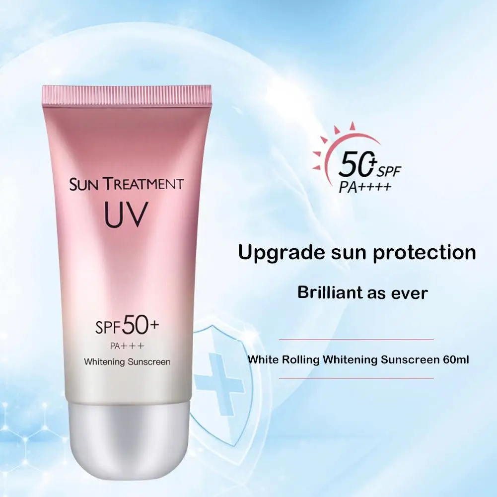 

60ml Waterproof Facial Body Sunscreen Whitening Sun Cream Sunblock Skin Protective Cream Anti Sun Facial Protection Cream SPF50+