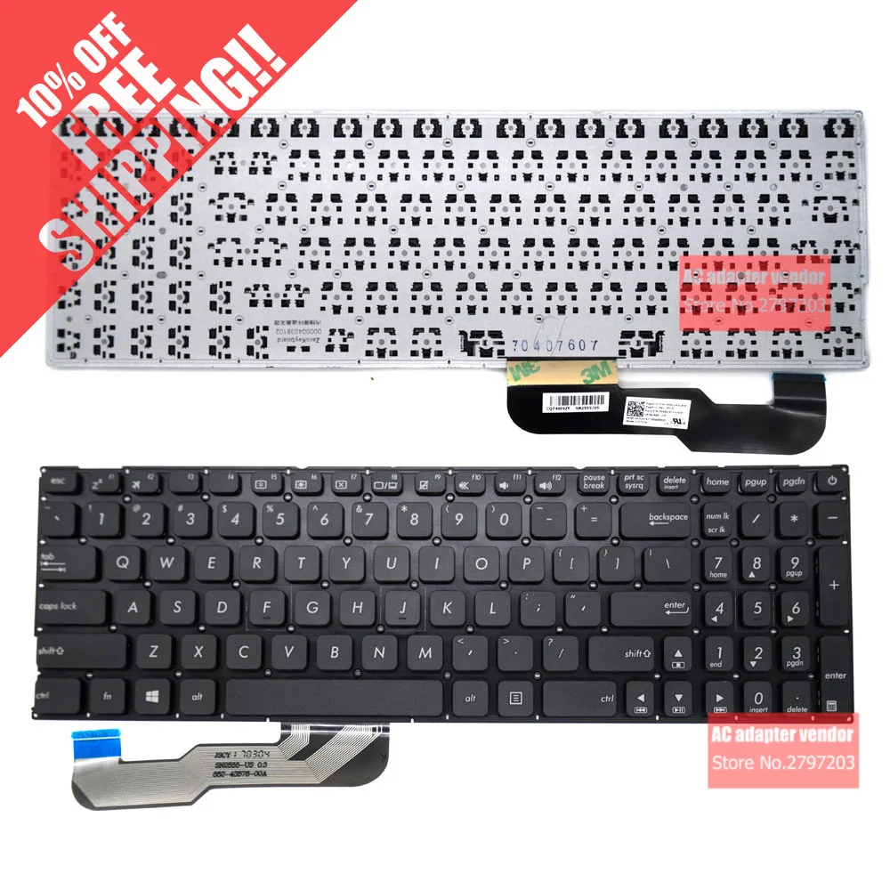 

NEW Replace FOR ASUS X541 X541S X541N X541L X541SA laptop Built-in keyboard