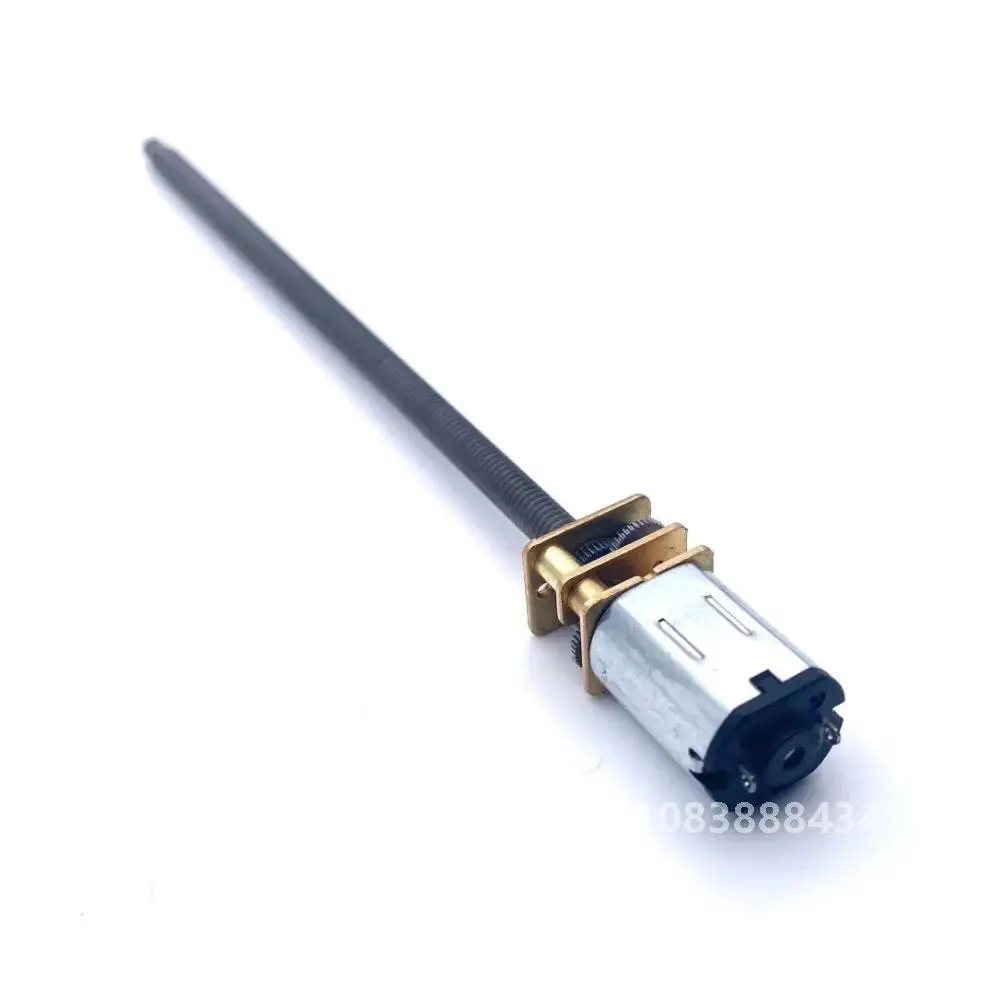 Резьбовой винт длинный вал N20 мотор-редуктор постоянного тока 3 В 6 12 M4 100 мм