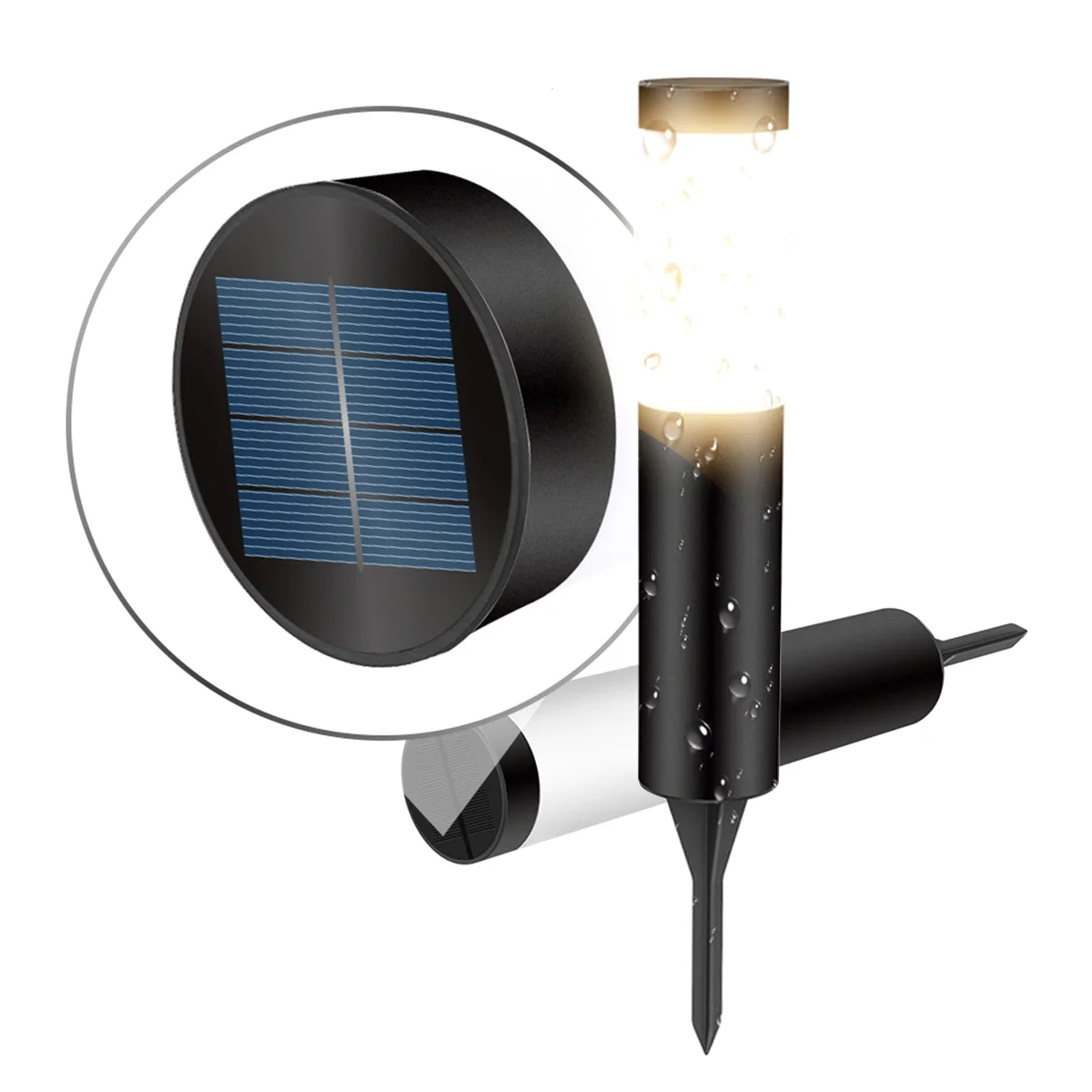 

NewSolar Lawn Light Solar Pathway Light Solar Garden Light Warm/White LED Solar Lamp IP44 Waterproof Weather Resistant Solar