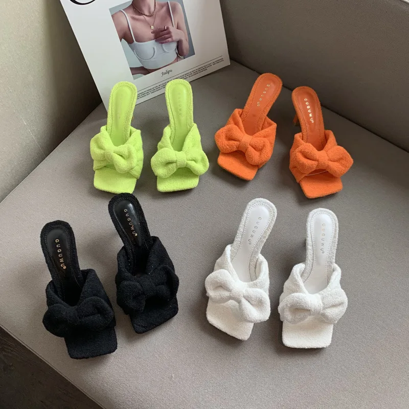 

Shoes Slippers Heels High PU Rome Fabric Basic Rubber Hoof High-Heeled Shoes Lady Rome Basic PU Fabric Rubber