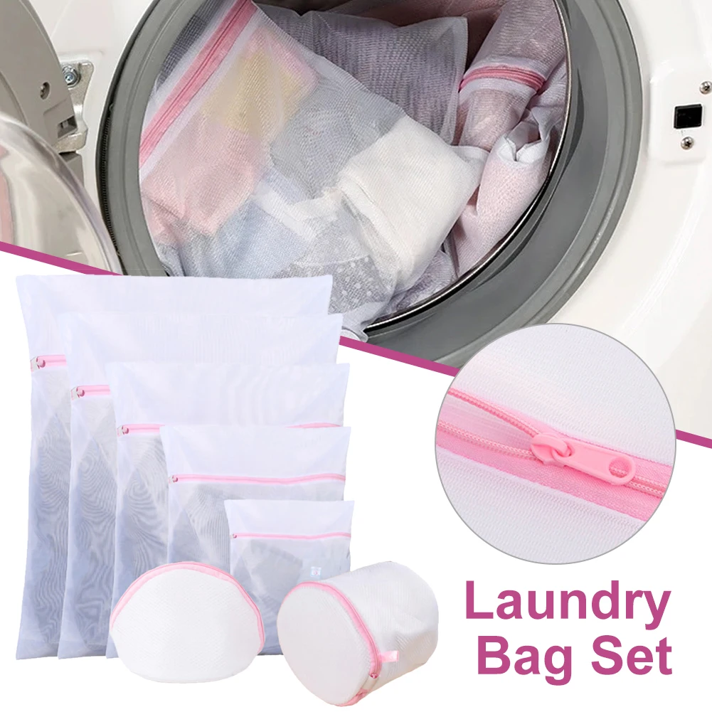

7pcsThickened set Laundry Bag For Washing Machine Clothing Care Bag Laundry Net Bag Underwear Care Bag