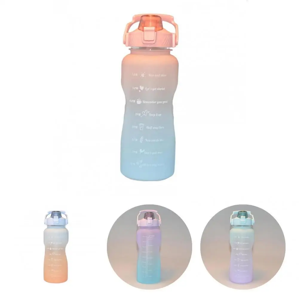 

2000ml Water Jug Reliable Ergonomic Design Drink Flask Shockproof Fall-resistant Water Flask