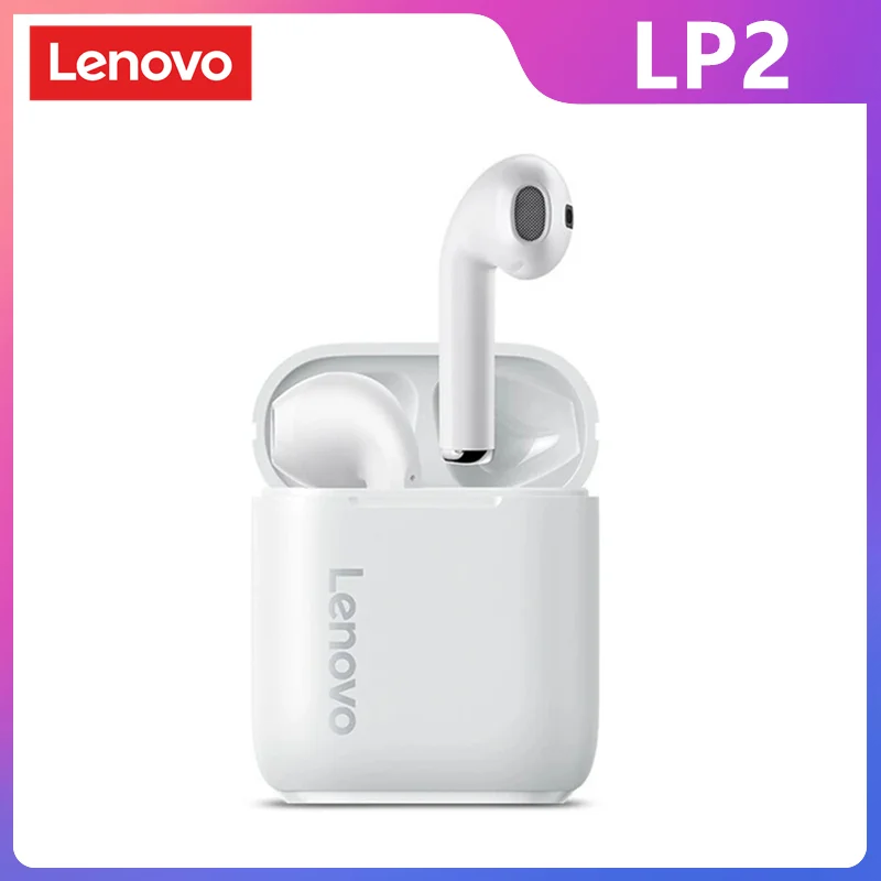

TWS-наушники Lenovo LP2 с поддержкой Bluetooth 5,0 и микрофоном