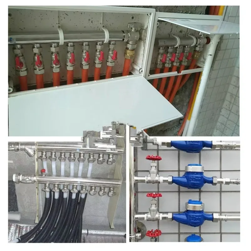 Водообразные коллекторы из нержавеющей стали DN20 304 водяные для подогрева пола