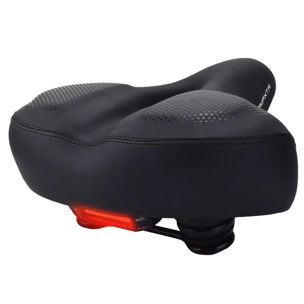 

Bicycle Saddle With Taillight Mountain Bike Seat Cushion Shock Absorption Bike Seat Foaming Sponge Bicycle Accessories
