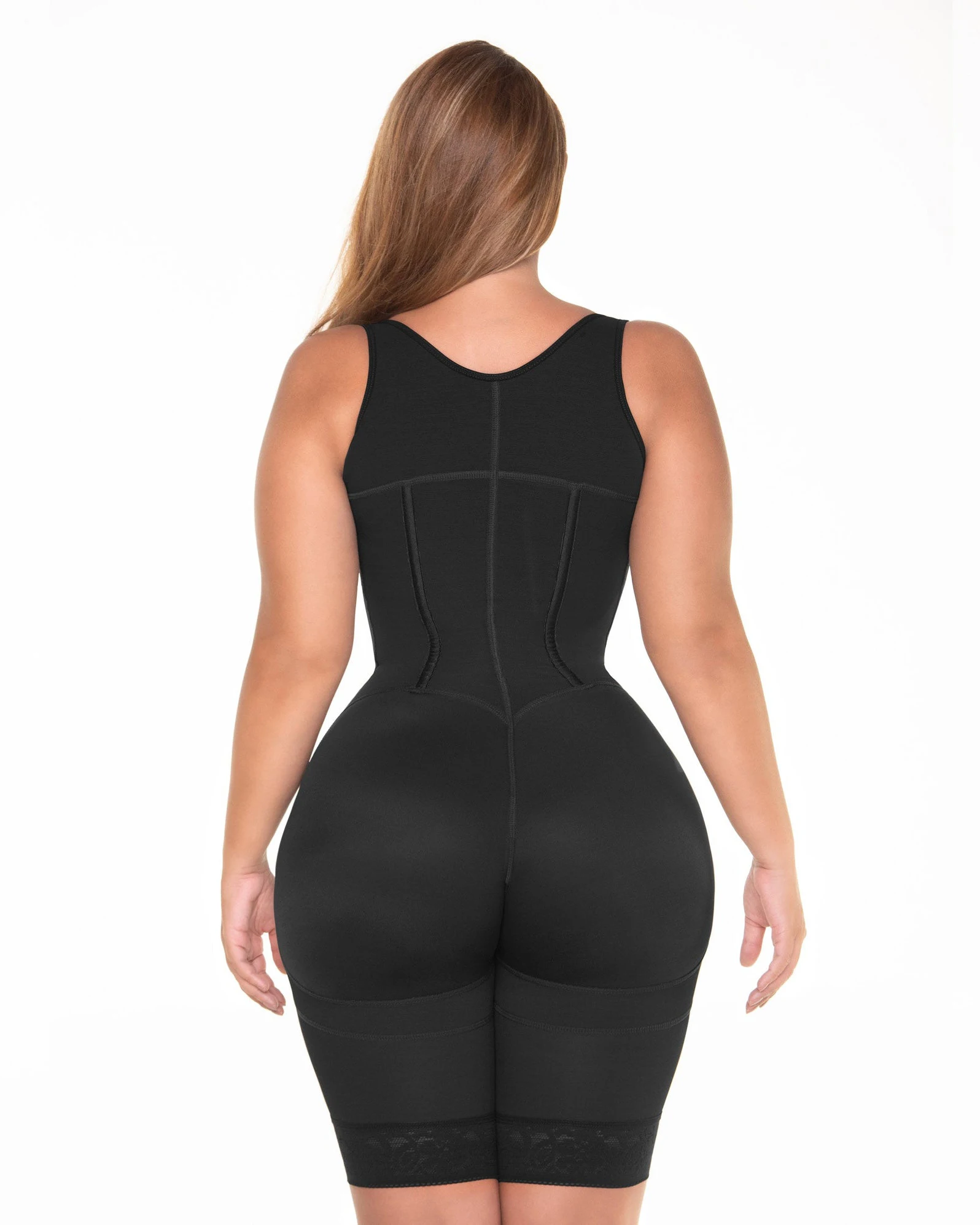 Open-chest Sleeveless One-piece Breasted Shapewear