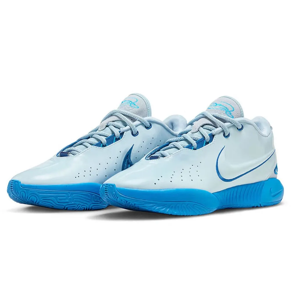 Фото Мужские низкие баскетбольные кроссовки Nike Lebron 21 EP универсального стиля, синие, FQ4146-400 №1