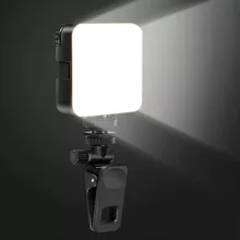 Pocket LED Selfie Light for IPhone Samsung IPad Mobile Phone Laptop Clip Ring Flash Fill Video Photo Ringlight Photography Lamp 