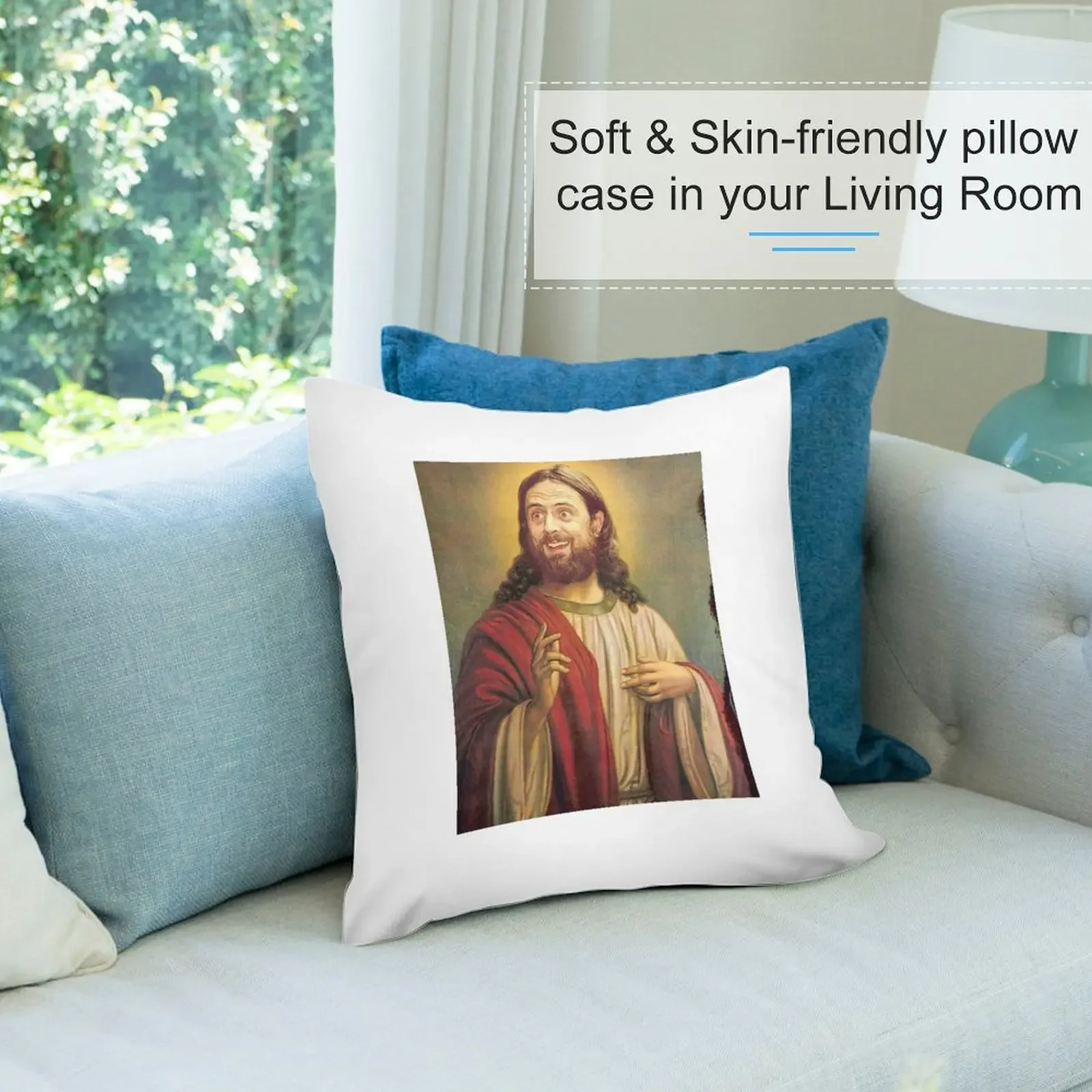 CJ McMahon Иисус декоративная подушка чехлы для дивана гостиной рождественские