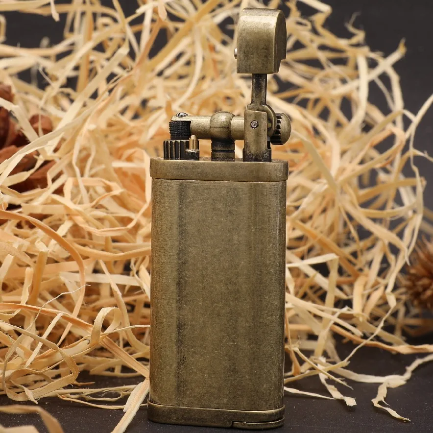

2023 New Creative Personality Pipe Lighter Metal Turbine Directly Into The Fire Outdoor Portable Small Tools Men's Gift