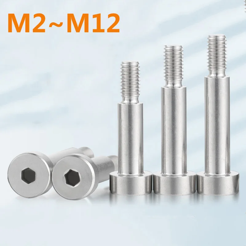 

M2 M2.5 M3 M4 M5 M6M8 M10 M12 304 A2 Stainless Steel Hex Hexagon Socket Cap Head Shoulder Roller Bearing Screw Bolt High Tensile