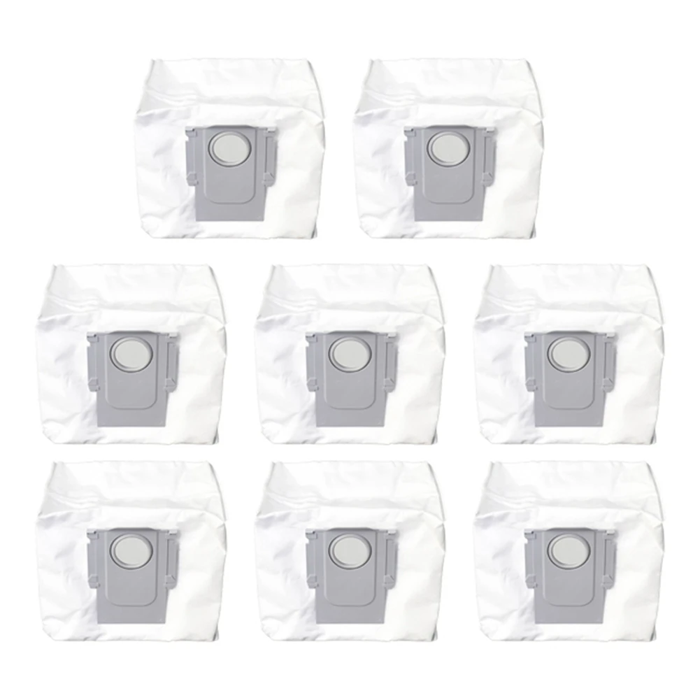 

8Pcs Dust Bag for Xiaomi Roborock S7 MaxV Ultra Q5+ Q7+ Q7 Max+ T8 Robot Vacuum Cleaner Dust Bin Spare Parts