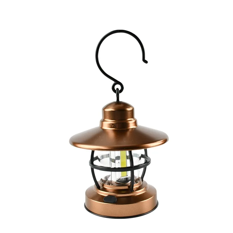 

New outdoor retro camping lamp tent lamp atmosphere camp hanging led strong light portable camp lamp tent lamp
