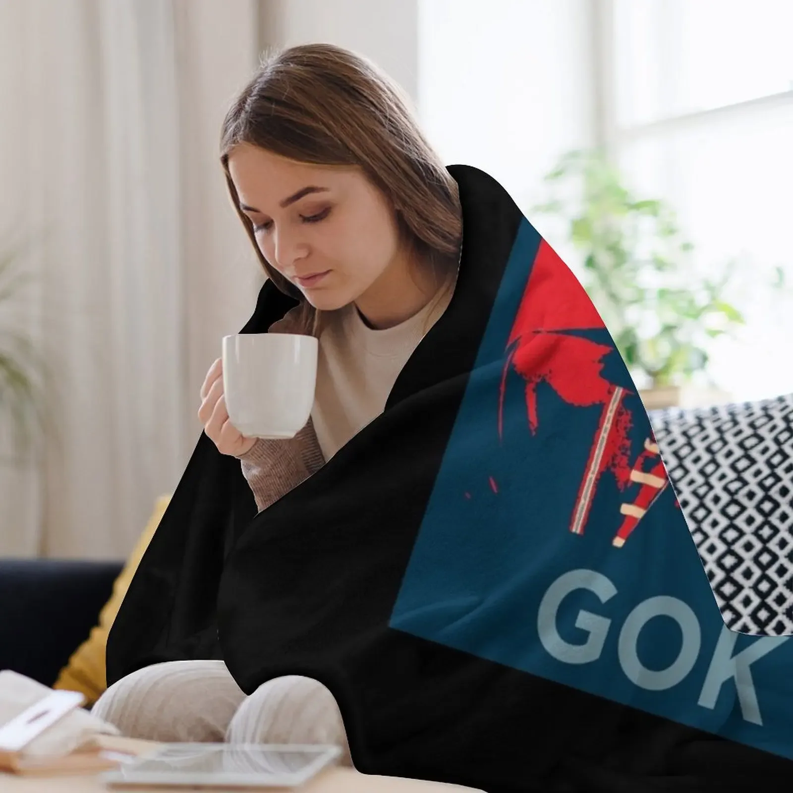 Плед гок ван плюшевый