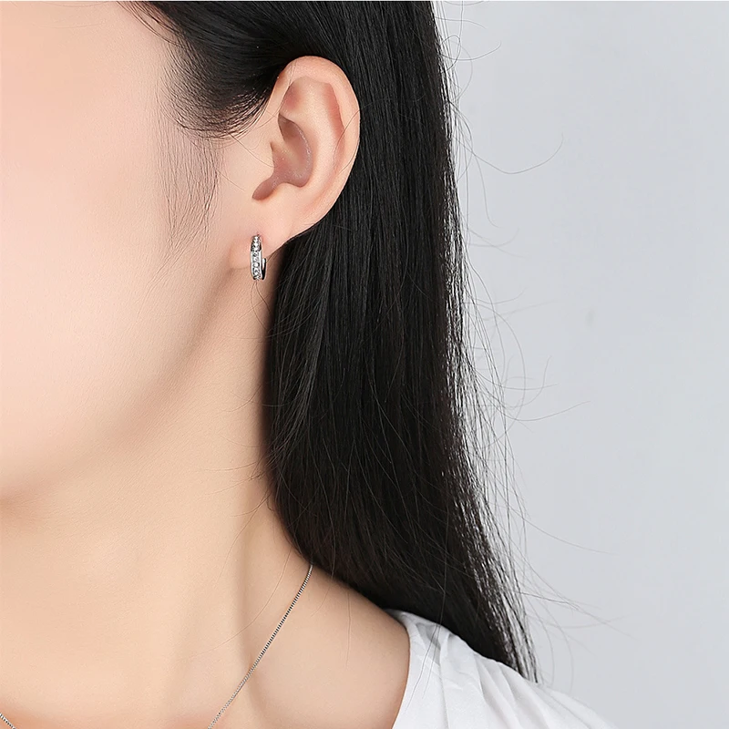 Серьги-гвоздики женские медь серебро и золото 1 пара | Украшения аксессуары