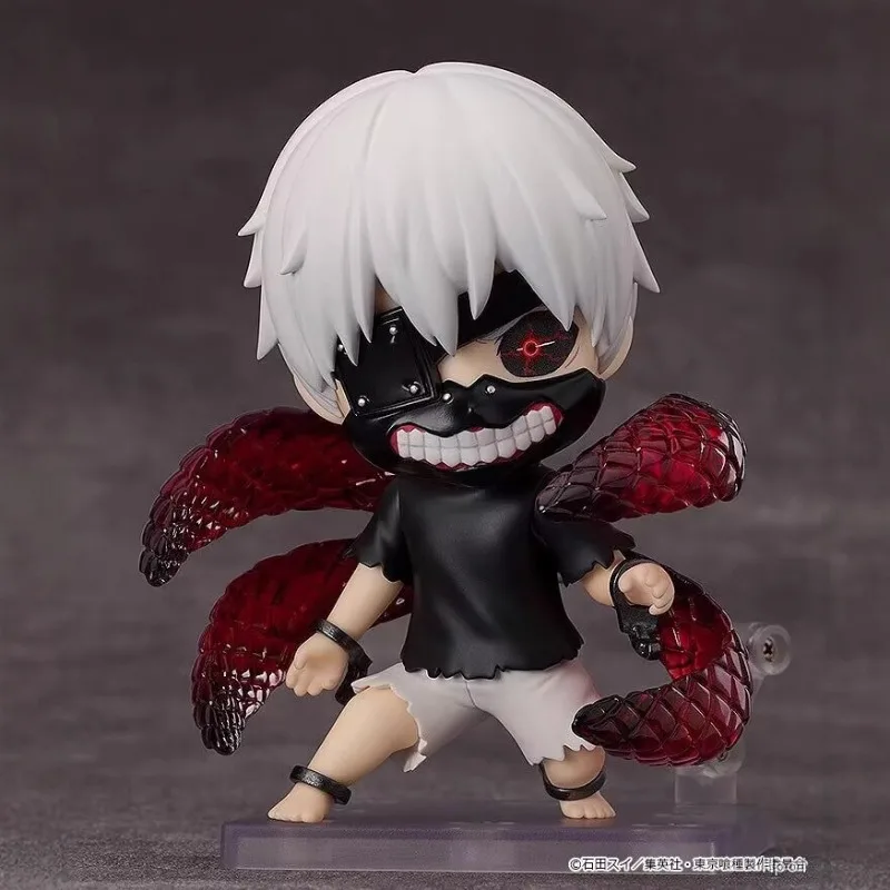 Фото Новая популярная подвижная фигурка Канеки Кена из Tokyo Ghoul (№2734) со сменными лицами, коллекционная аниме-фигурка, декор для рабочего стола №2