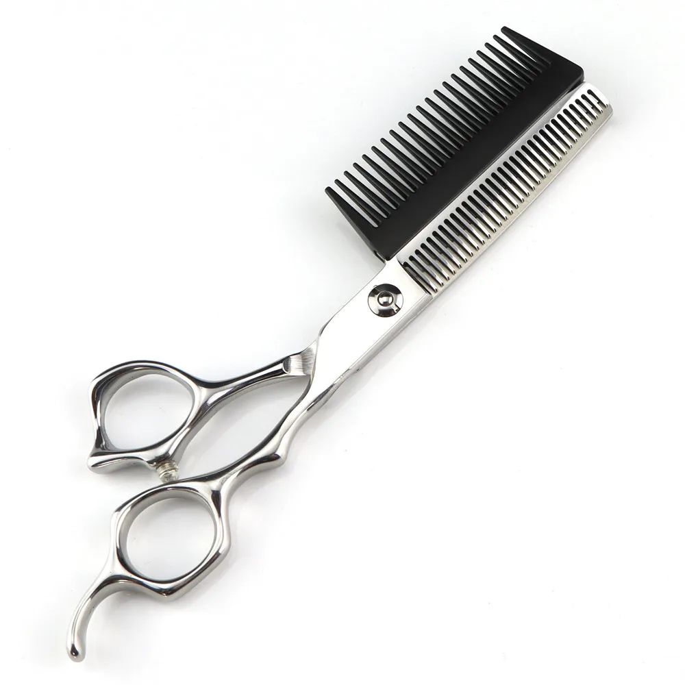 Новые профессиональные стальные ножницы для волос JP440c 6 дюймов 2 в 1 с расческой