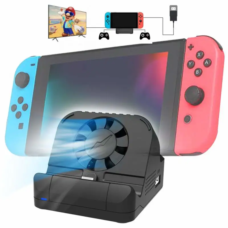 

Внешний кулер для Nintendo Switch с OLED-дисплеем и USB-портом