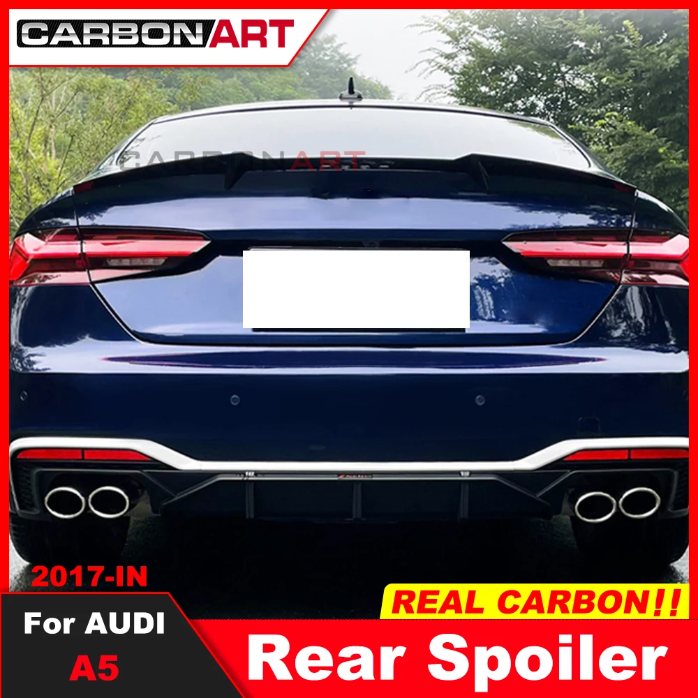 

Стильный Автомобильный задний спойлер M4, задний спойлер для крыла багажника для au-di A5 B9 Седан 2017 + четыре двери, задний спойлер для багажника