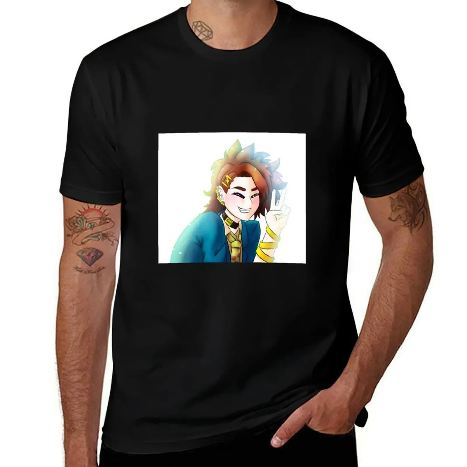 Jou tazuna футболка заготовки мешковатые рубашки мужские однотонные футболки